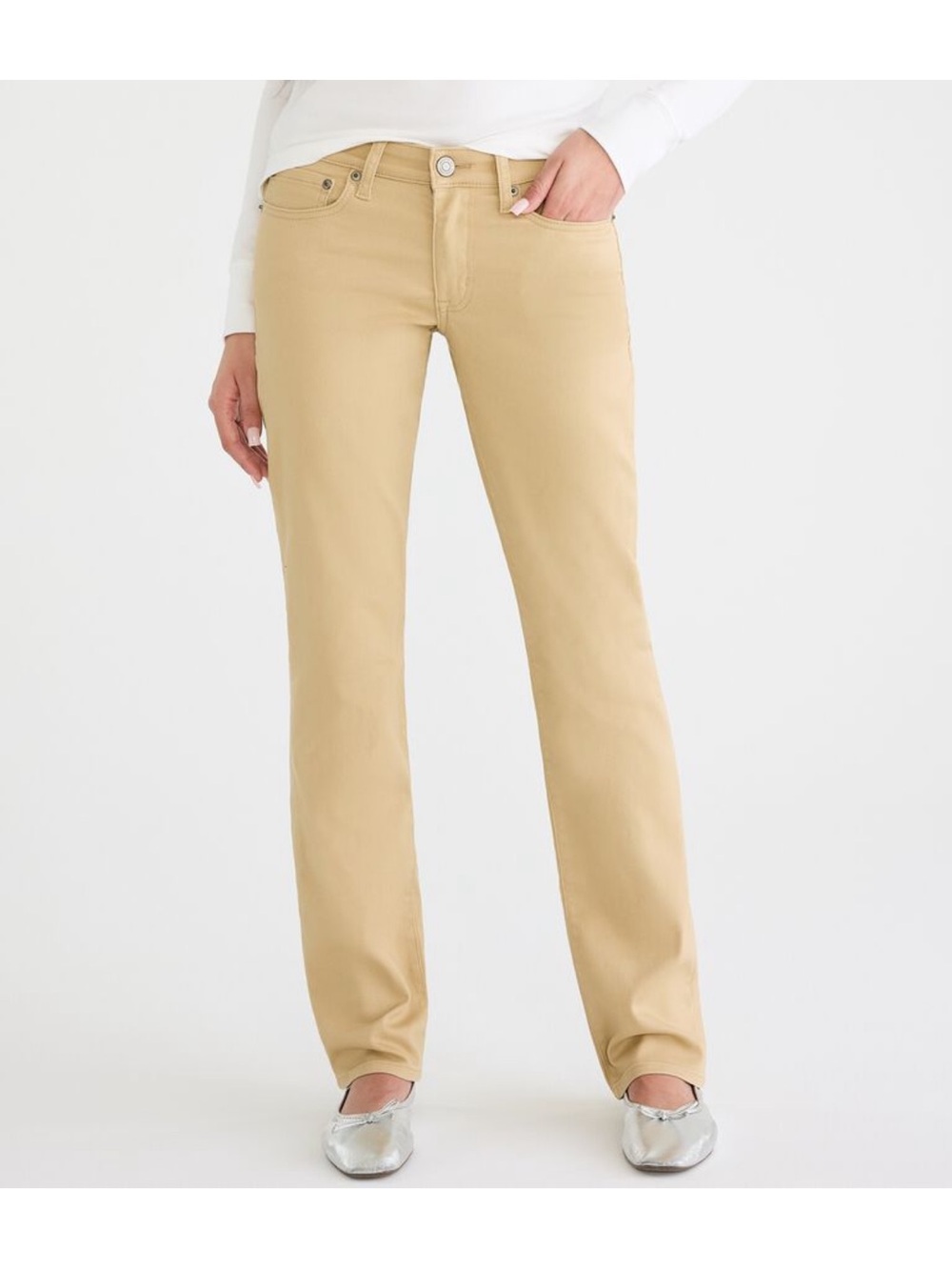 Aeropostale seriously stretchy mid rise uniform jegging 0 long